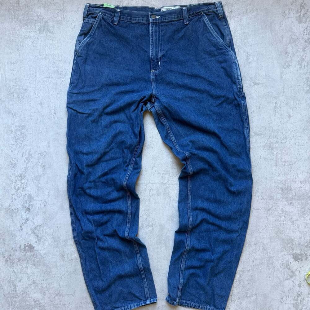 Carhartt Original Dungaree Fit Denim Jeans Blue Workwear